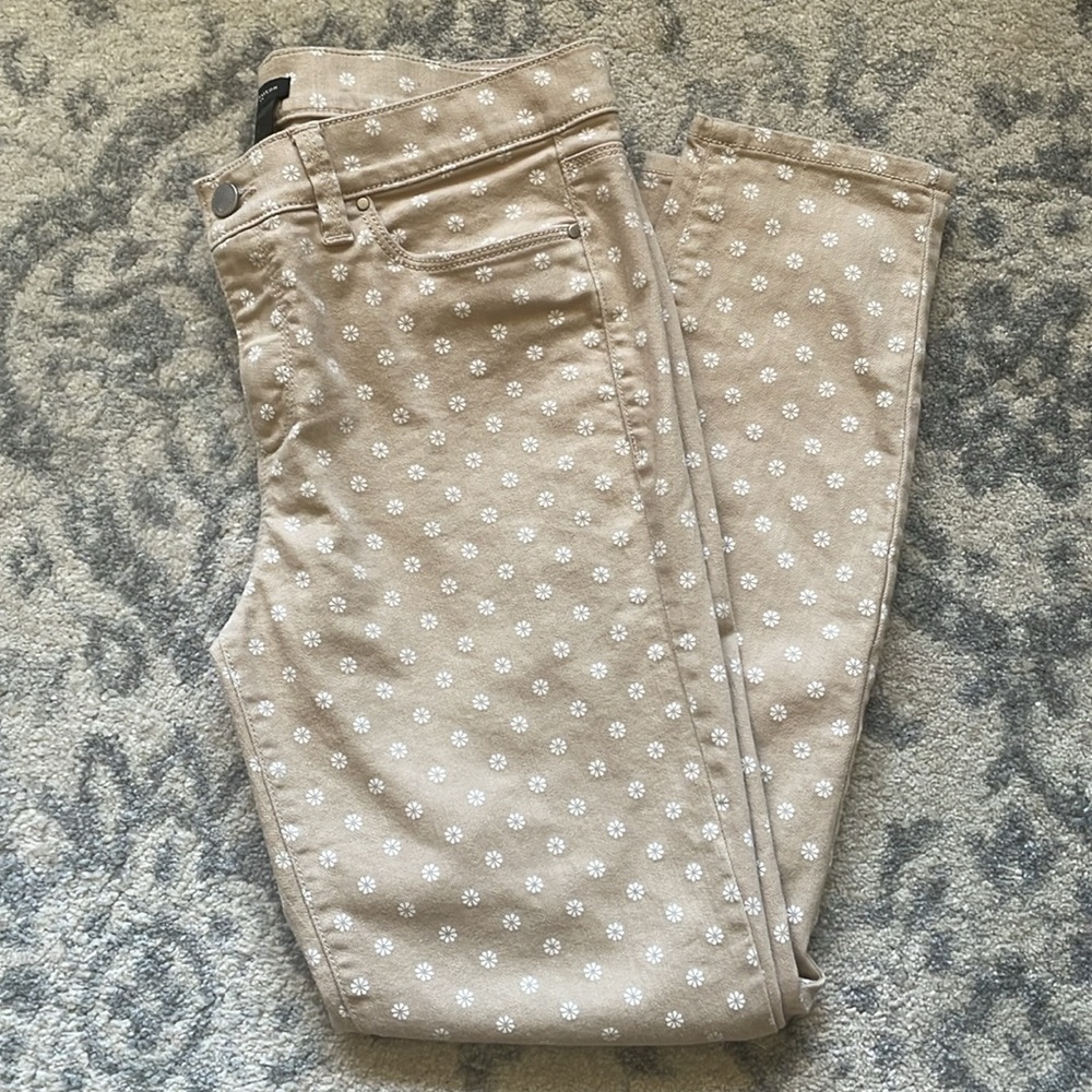 Women’s Ann Taylor Flower Jeans